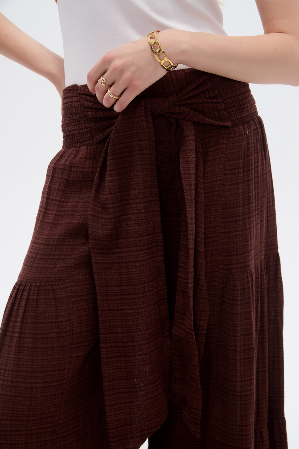 Pantalon Treva Marron