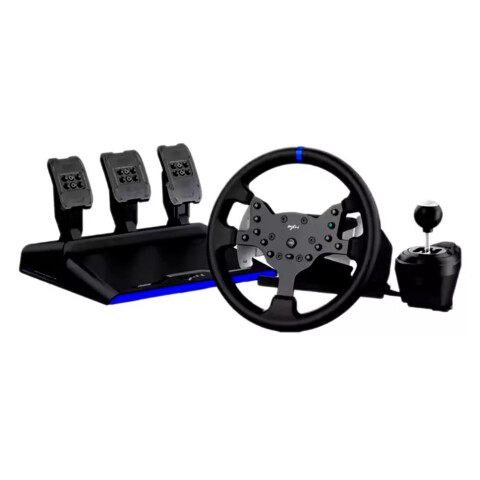 Volante Gamer V99 Para Ps4 Pc Con Palanca Y Pedalera VOLANTE PXN V99 PC/PS4/XBOX