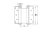 Bisagra para puerta vaivén 15 cm 927.07.030 Bisagra Para Puerta Vaivén 15 Cm 927.07.030