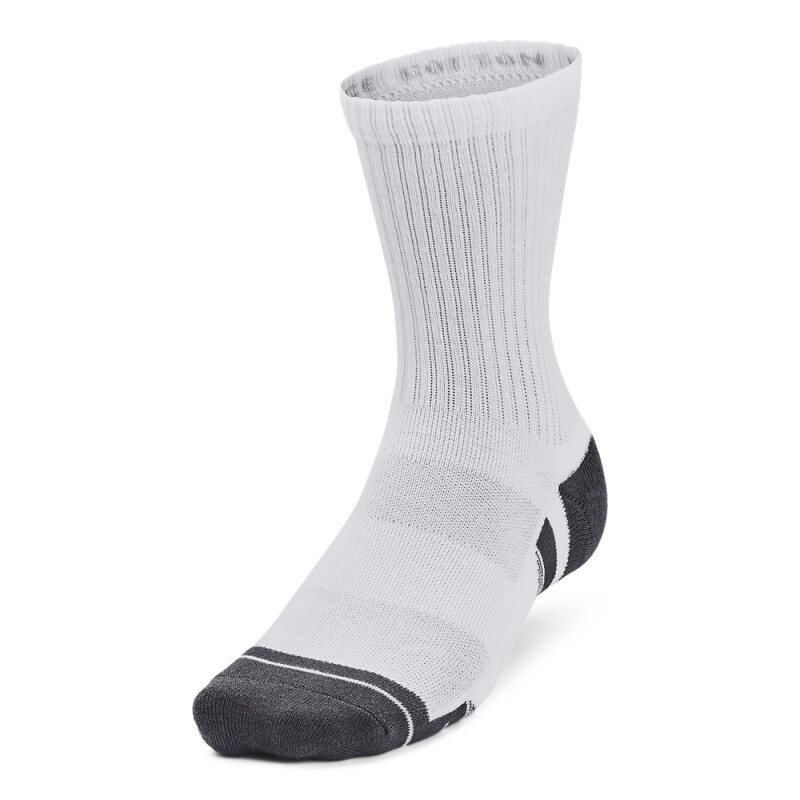UA Performance Cotton 3p Mid WHT-100