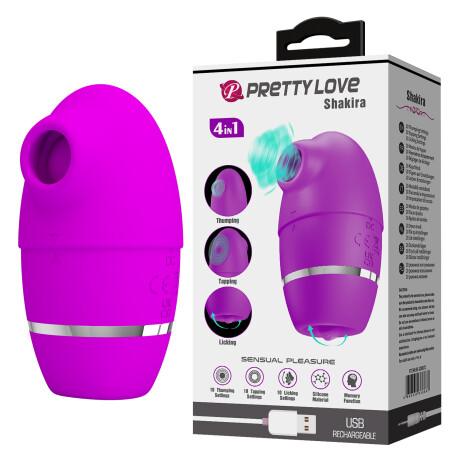 Vibrador Estimulador 4en1 Shakira Pretty Love Vibrador Estimulador 4en1 Shakira Pretty Love