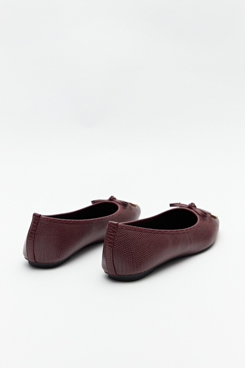 BALERINA KRILLER Rojo Oscuro