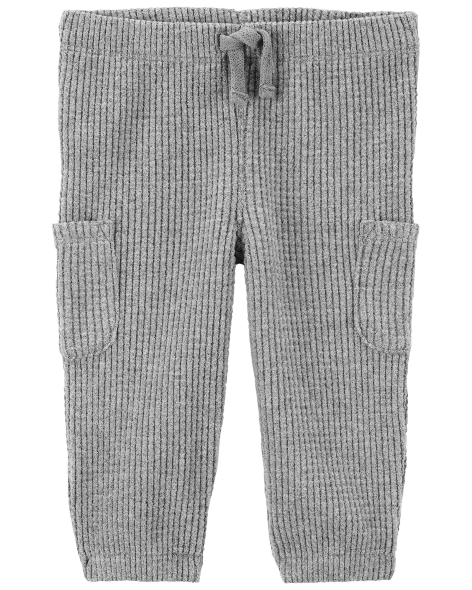 Pantalón de algoón térmico, gris Sin color