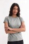 Remera cuello redondo ICONIC 150 GRIS