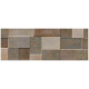 Ceramica Oxido Decorada 30X90Cm Pared