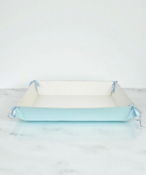 Bandeja baby shower 41x33x8 cm - PERLATO CELESTE Bandeja baby shower 41x33x8 cm - PERLATO CELESTE
