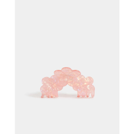 Broche De resina rosa claro