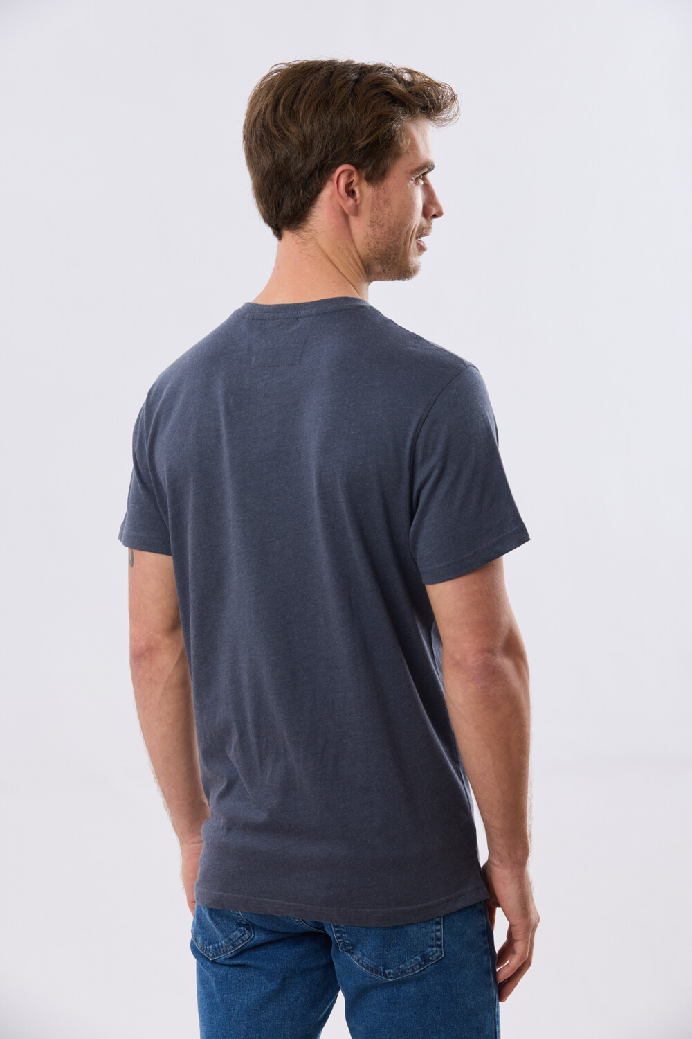 REMERA LISA DE ALGODÓN Denim