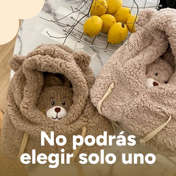 Gorro Pasa Montañas Corderito Orejas Frio Invierno Termico Variante Color Marrón Claro