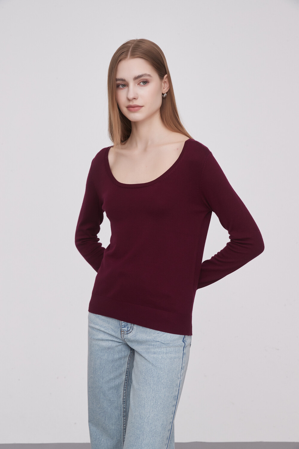 Sweater Teche Bordeaux
