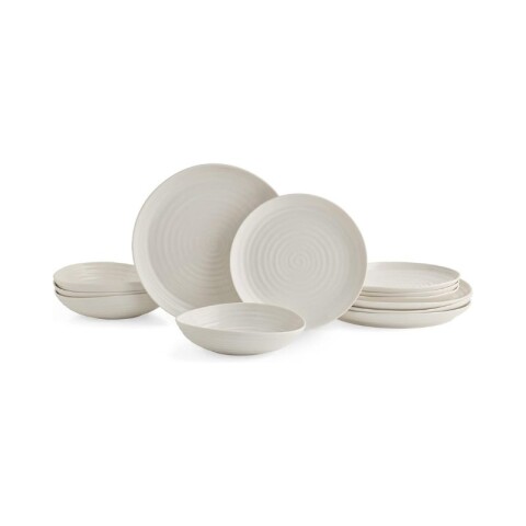 PORTMEIRION S CONRAN SET DE 12 PIEZAS BLANCO PORTMEIRION S CONRAN SET DE 12 PIEZAS BLANCO