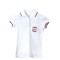 Remera Polo femenina Colegio Santa Rita Blanco