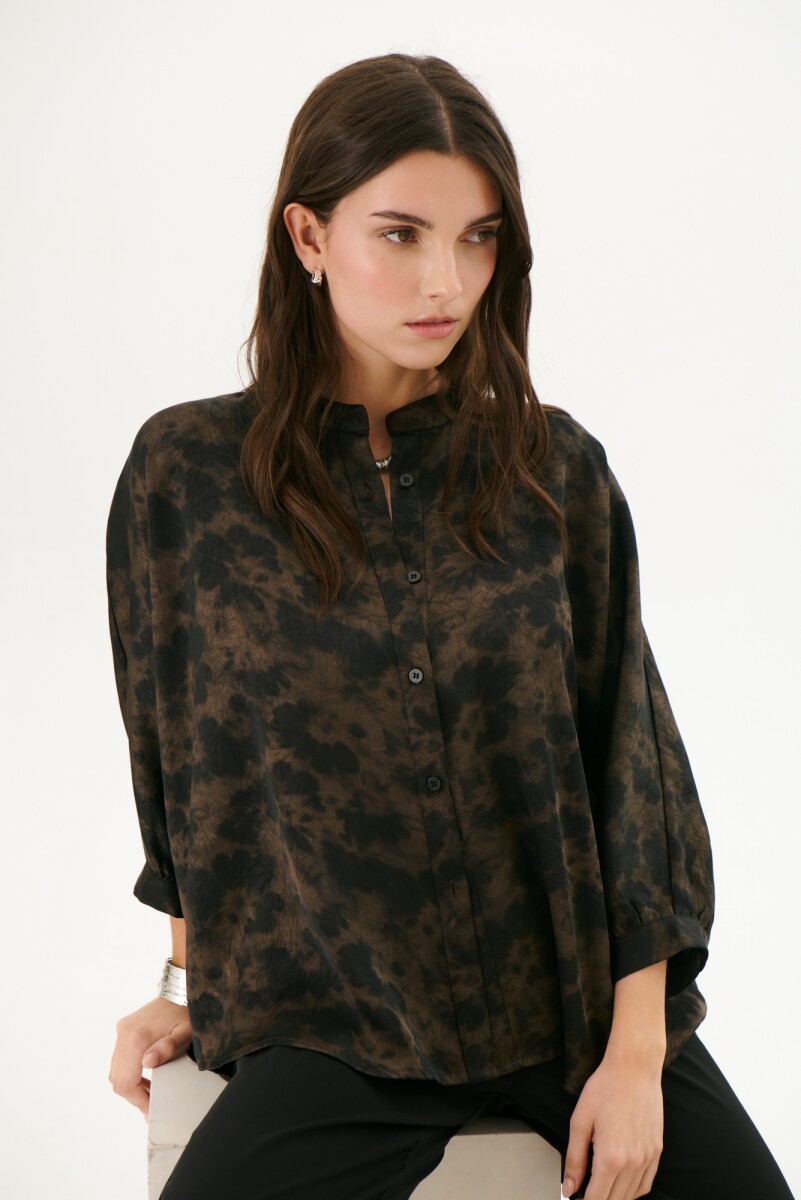 CAMISA MADISON COBRE - CHOCOLATE 