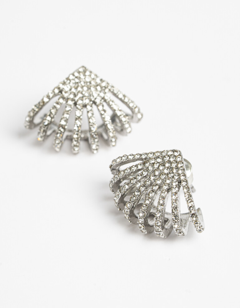 Aros Pasantes Strass Aros Pasantes Strass - Cristal