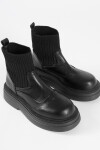 Botas caña elastizada negro