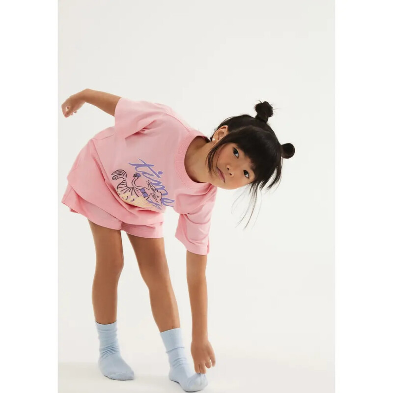 PIJAMA MM FEM ROSA CLARO