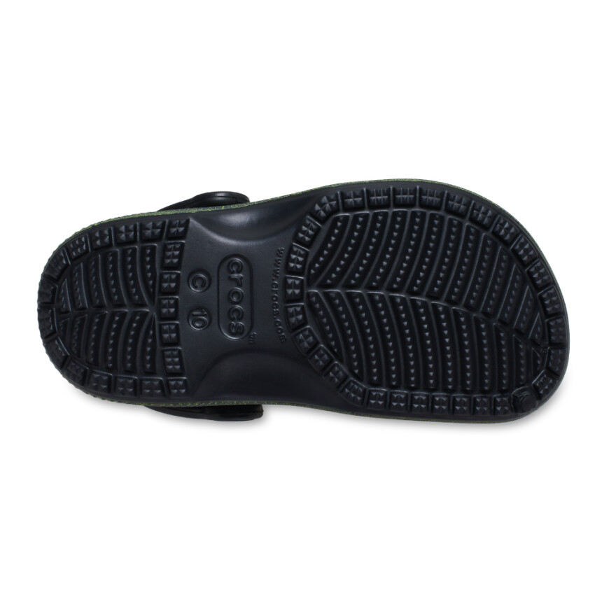 Classic IAM Scary Dino Clog T - Niños 1 a 5 años Black