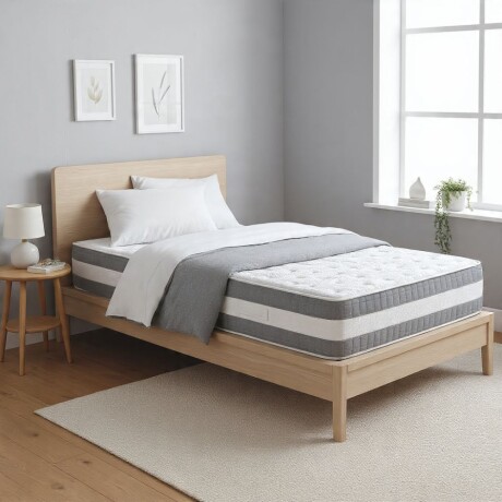 COLCHÓN UNA PLAZA ORTOPEDICO ESPUMA Y RESORTES - ALTURA 30CM COLCHÓN UNA PLAZA ORTOPEDICO ESPUMA Y RESORTES - ALTURA 30CM