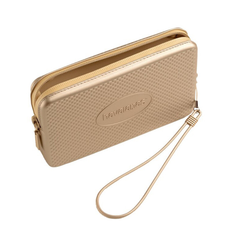 Billetera Havaianas Bag Plus Dorado Champagne
