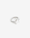 Anillos Medianos y Grandes Metal Anillos Grandes New Indie - Plateado Rodio