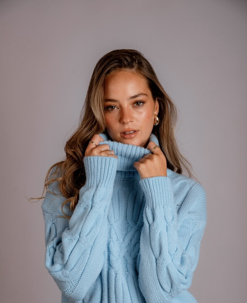 Polera Paz celeste