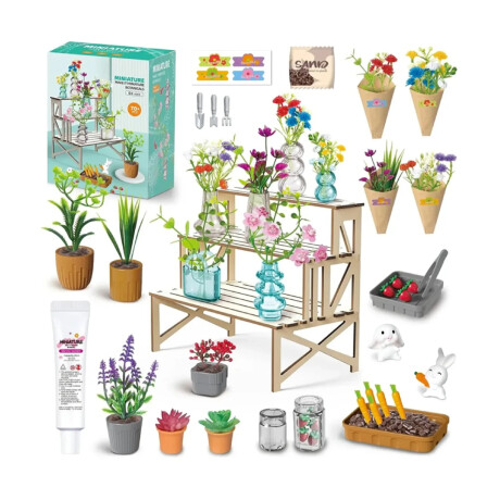 Mini Jardín en Miniatura para Armar Sc