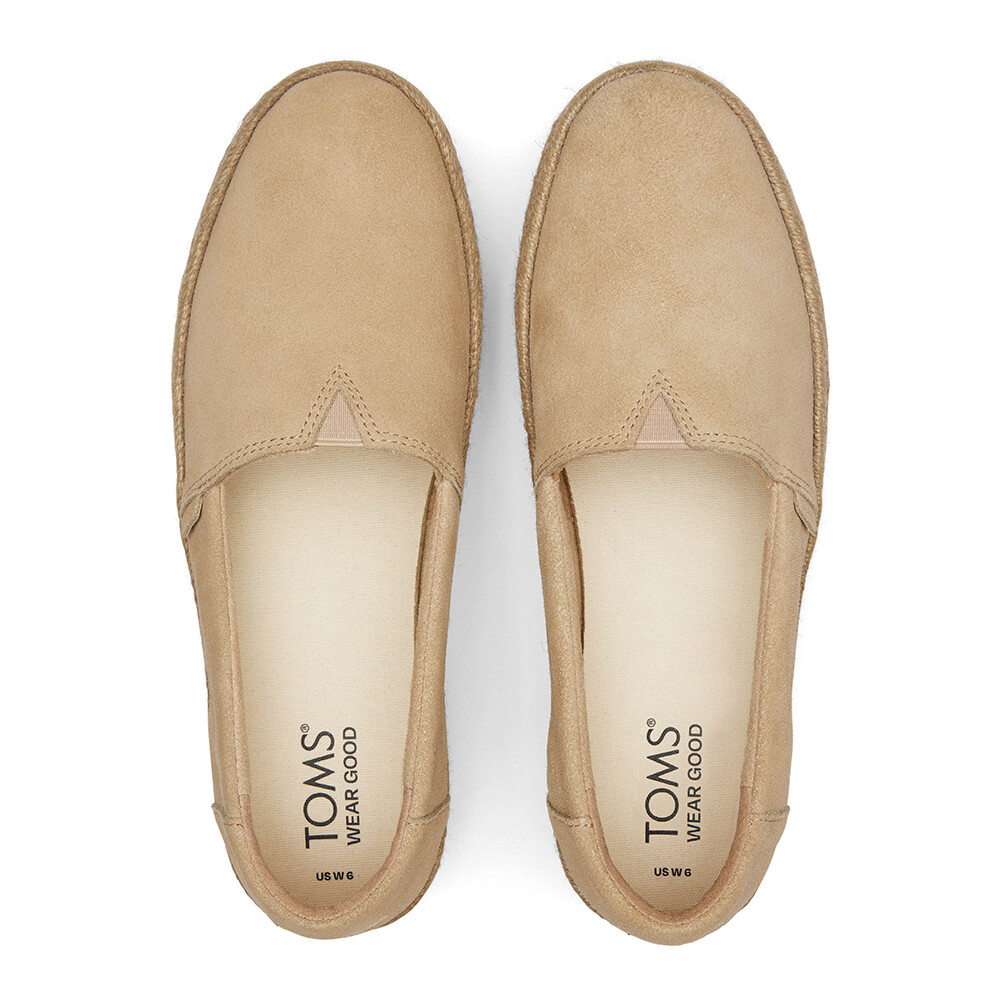 Alpargatas Oatmeal Suede Wm Valcia Esp Mujer Natural
