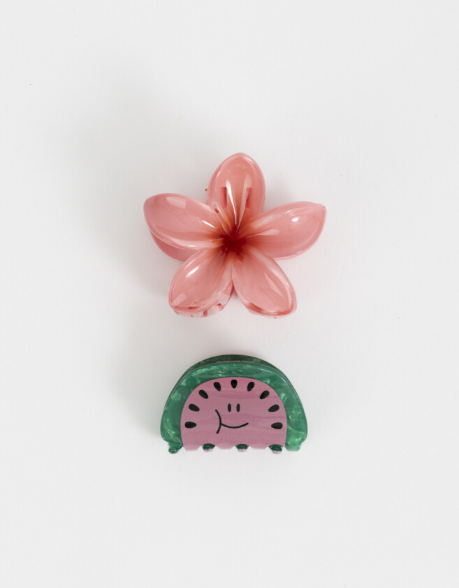 Hebillas Infantiles Frutas Set De Broches Infantiles - Combinacion Tricolor