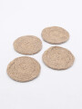 POSAVASOS SET x 4 NATURAL