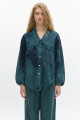 Camisa Cisne Denim Washed Green