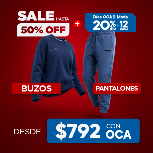 Tercio Sale Buzos y Pantalones OCA