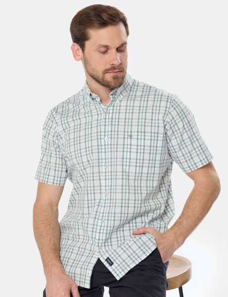 CAMISA SPORT A CUADROS Verde