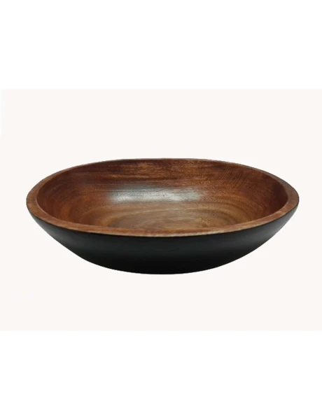 BOWL OVAL EXT COLOR NEGRO 25x20x6CM MADERA ACACIA BOWL OVAL EXT COLOR NEGRO 25x20x6CM MADERA ACACIA