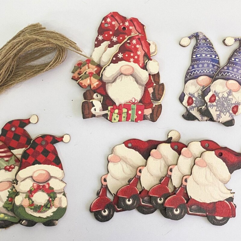 Set x 24 colgantes Santa Claus N/a