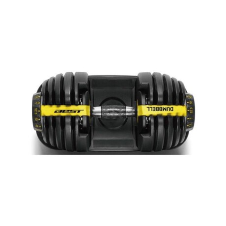 Mancuerna ajustable de 2.5 a 20kg Best Negro