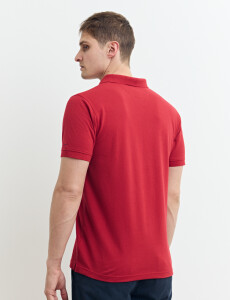 520751 REMERA HARRINGTON LABEL Rojo Oscuro