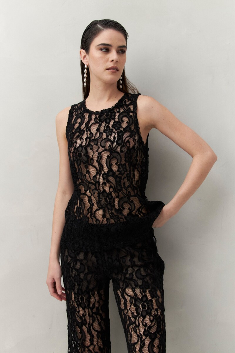 TOP LACIE Negro