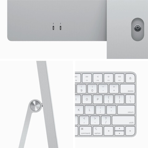 iMac 24 M4 4.5K 16GB RAM 512GB SSD 10Core CPU 10Core GPU Silver ENG iMac 24 M4 4.5K 16GB RAM 512GB SSD 10Core CPU 10Core GPU Silver ENG
