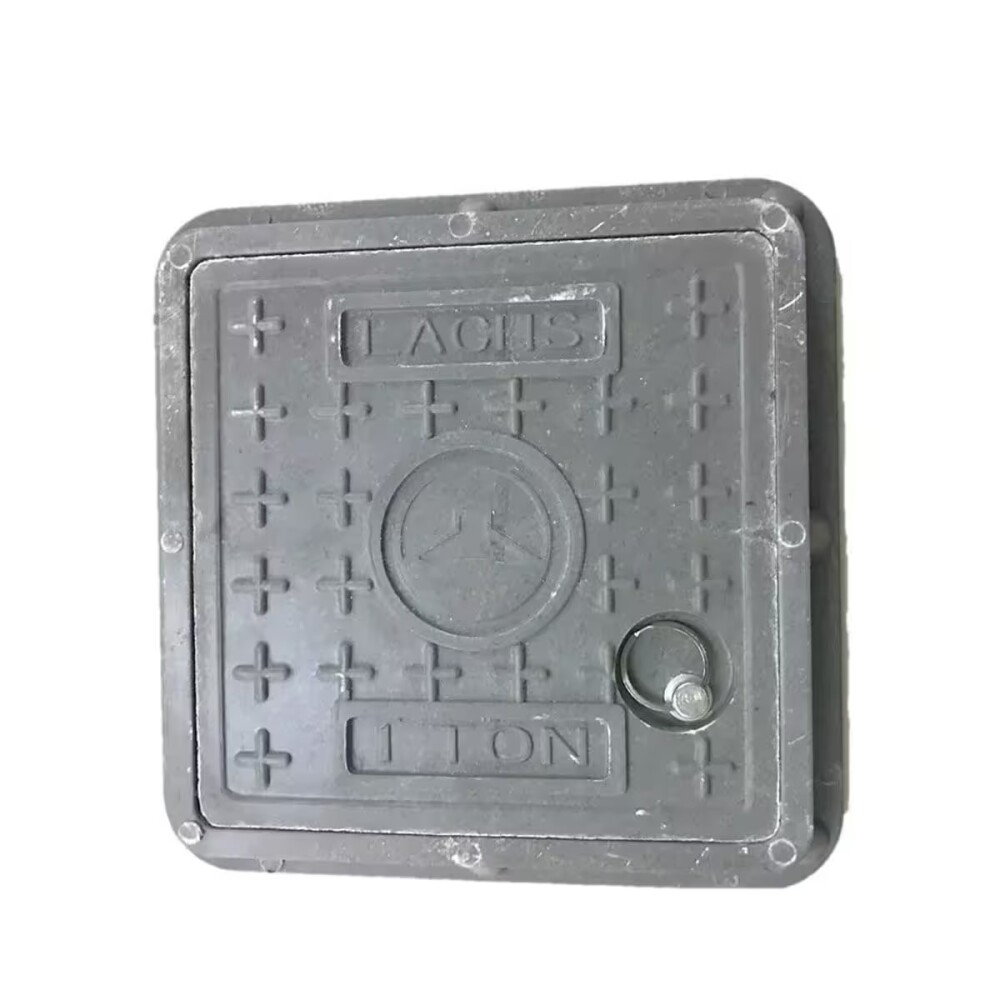 Tapa y marco resina 20x20 cm peatonal Tapa Y Marco Resina 20x20 Cm Peatonal