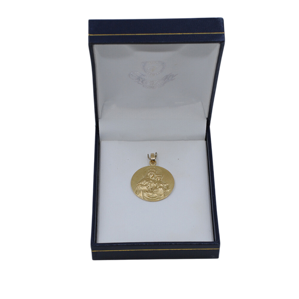Medalla escapulario en oro 18k amarillo Medalla escapulario en oro 18k amarillo