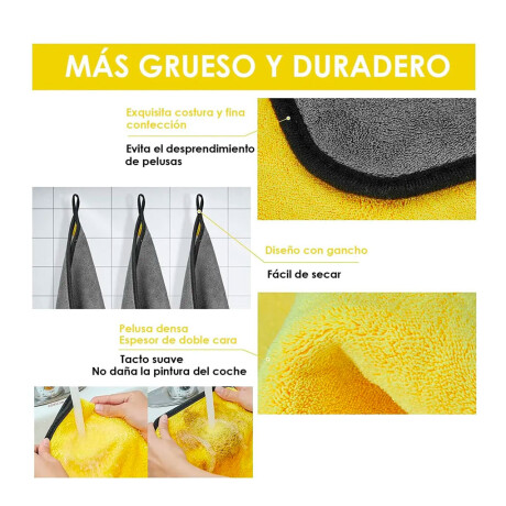 LIMPIEZA Y ACABADO - PAÑO TOALLA MICROFIBRA ABSORBENTE 30X30CM - LIMPIEZA Y ACABADO - PAÑO TOALLA MICROFIBRA ABSORBENTE 30X30CM -