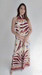 Enterito Nairobi Print Bordó