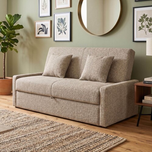 Sofa Cama Charlotte Marrón Claro