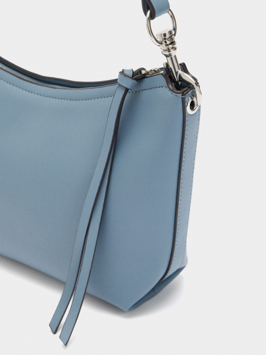 Bolso Bandolera Liso azul