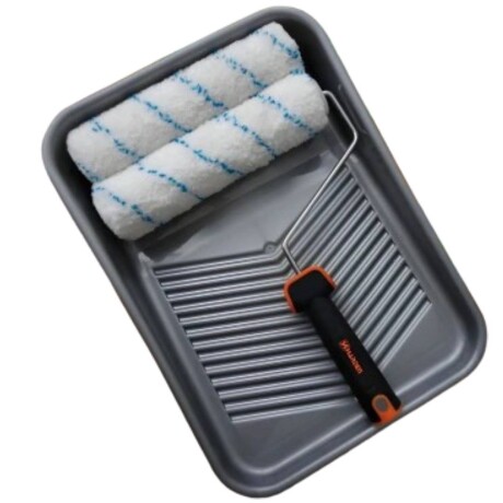 KIT RODILLO ANTIGOTA DE 22CM CON BANDEJA 4 PZAS PRO HARDEN ++ N/a