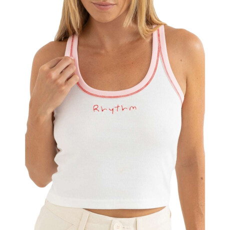 Musculosa Rhythm Tank Blanco