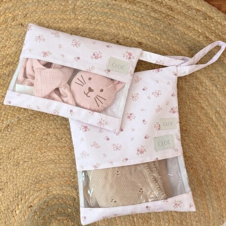 Bolsita Set Impermeable Cottage Rosa