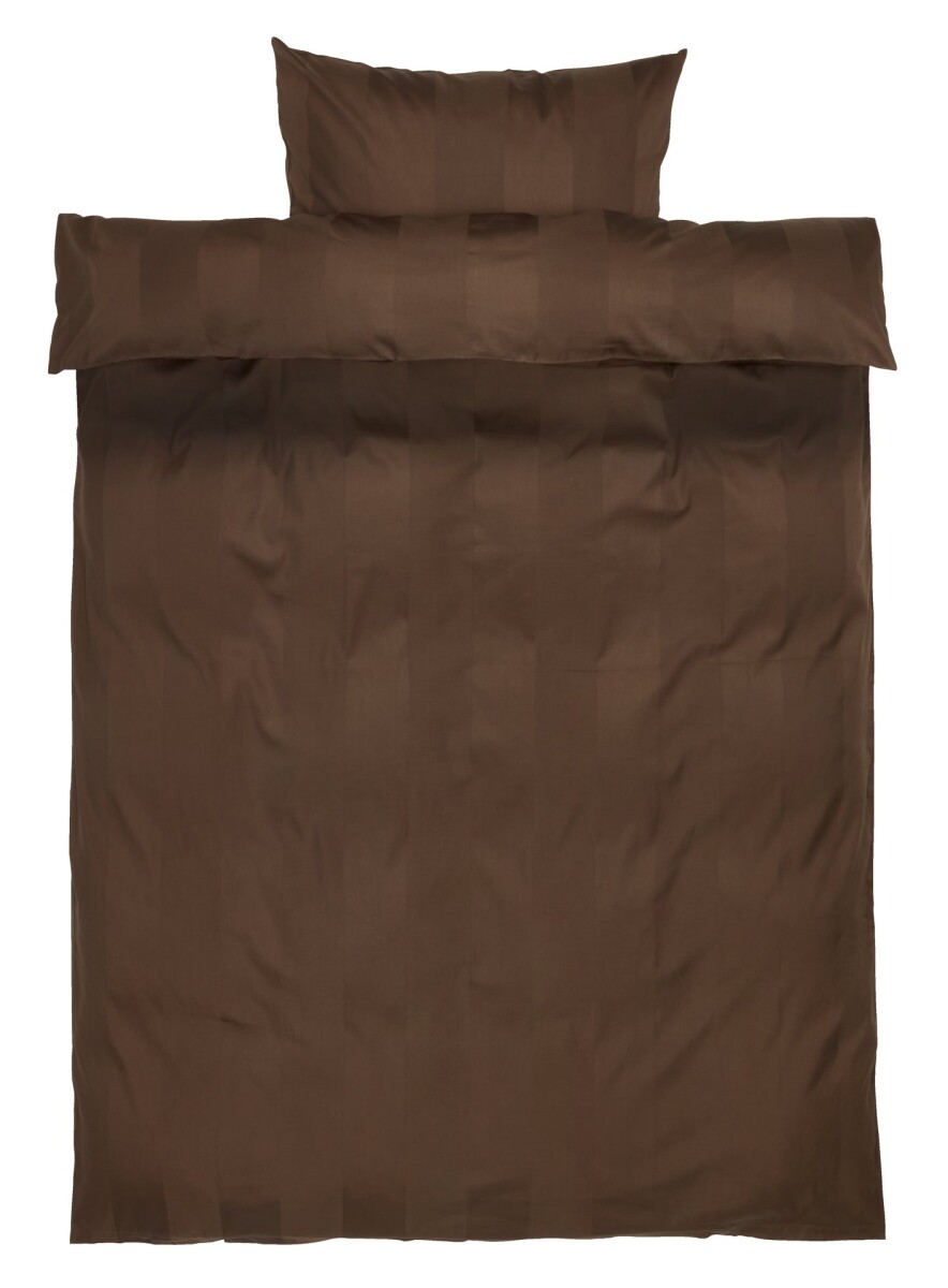Juego funda nórdica satén BARBO 155x220 marrón 