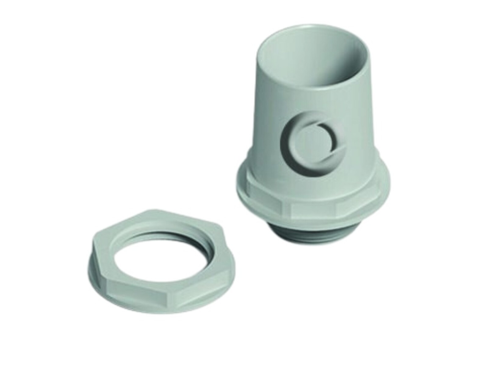 CONECTOR P/ CAÑO ELECT RIGIDO y CORRUGADO 20mm. GENROD 