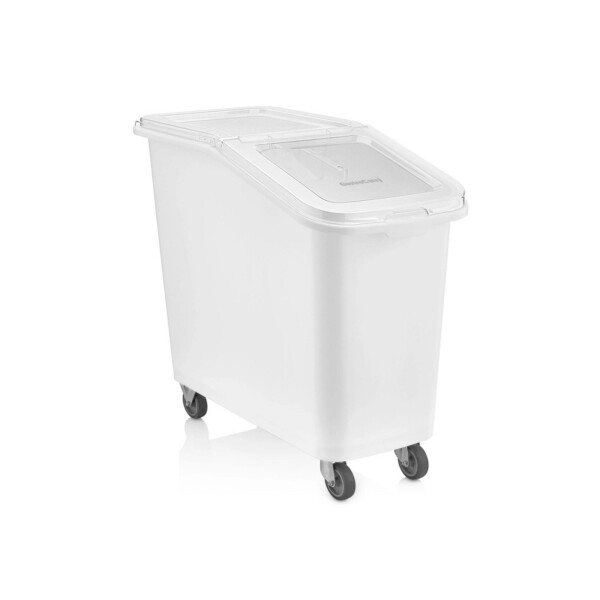 Contenedor para ingredientes 82 L blanco con ruedas | Gastroplast GIB02 Contenedor para ingredientes 82 L blanco con ruedas | Gastroplast GIB02